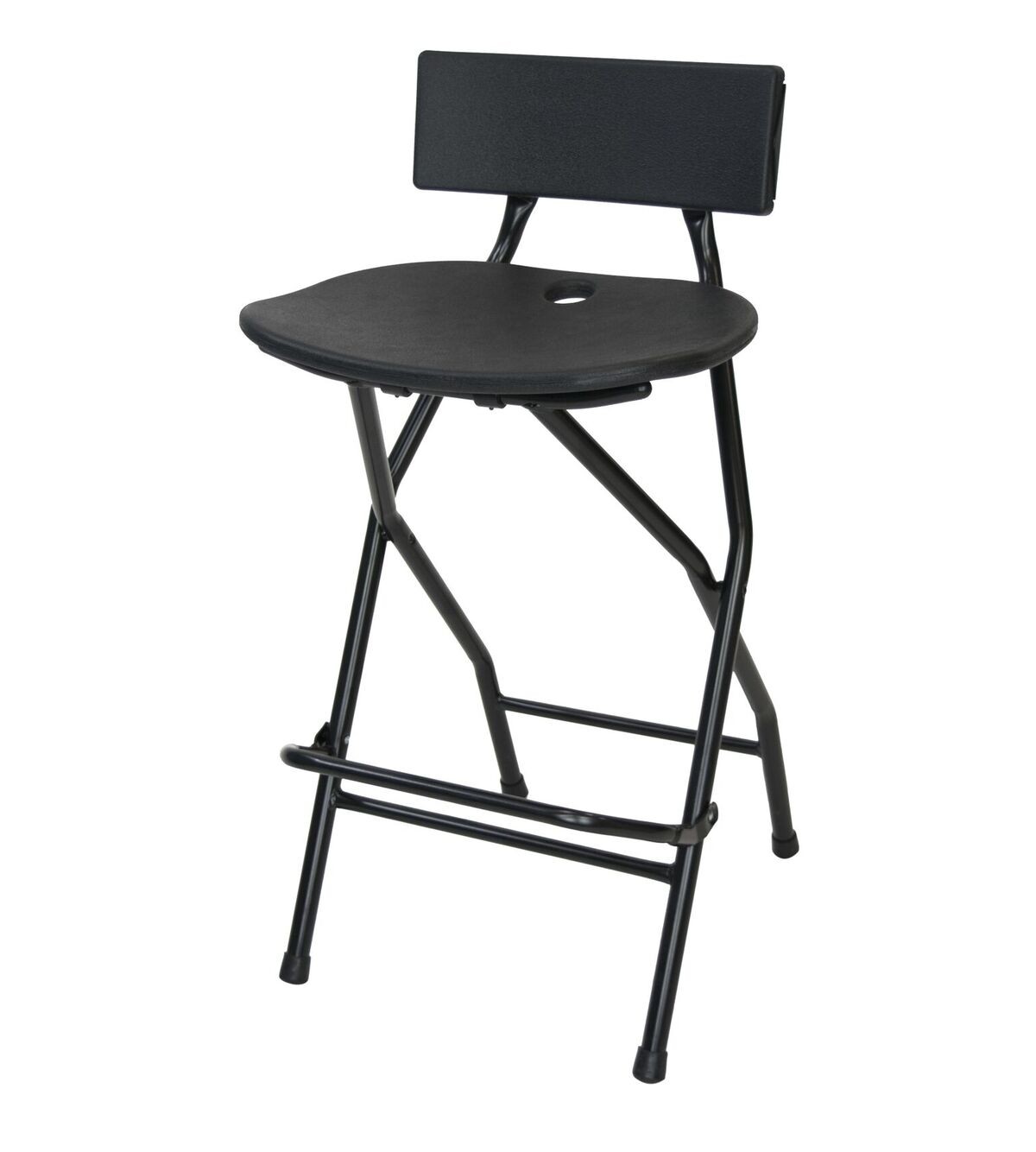 Folding Bar Stool w/backrest