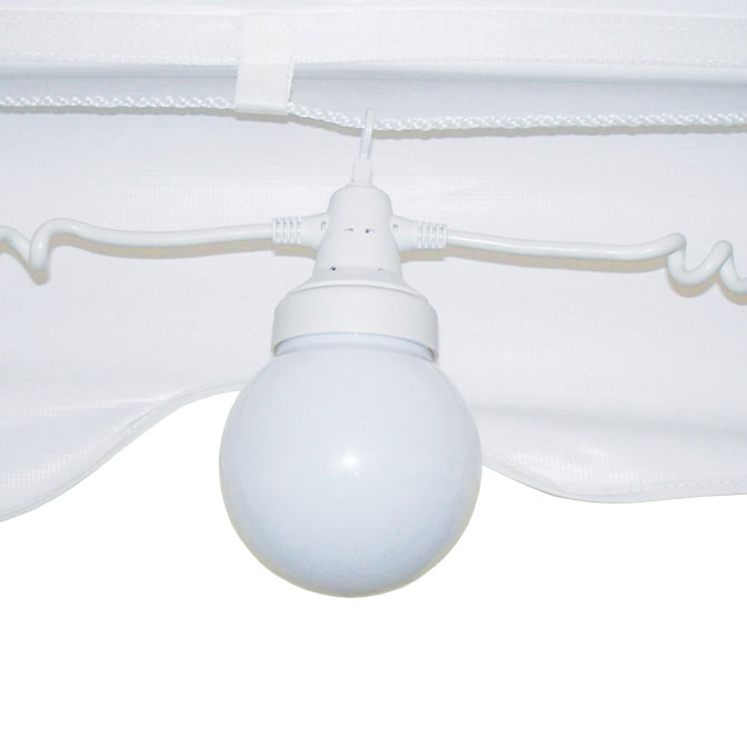 Globe Lights on a Tent